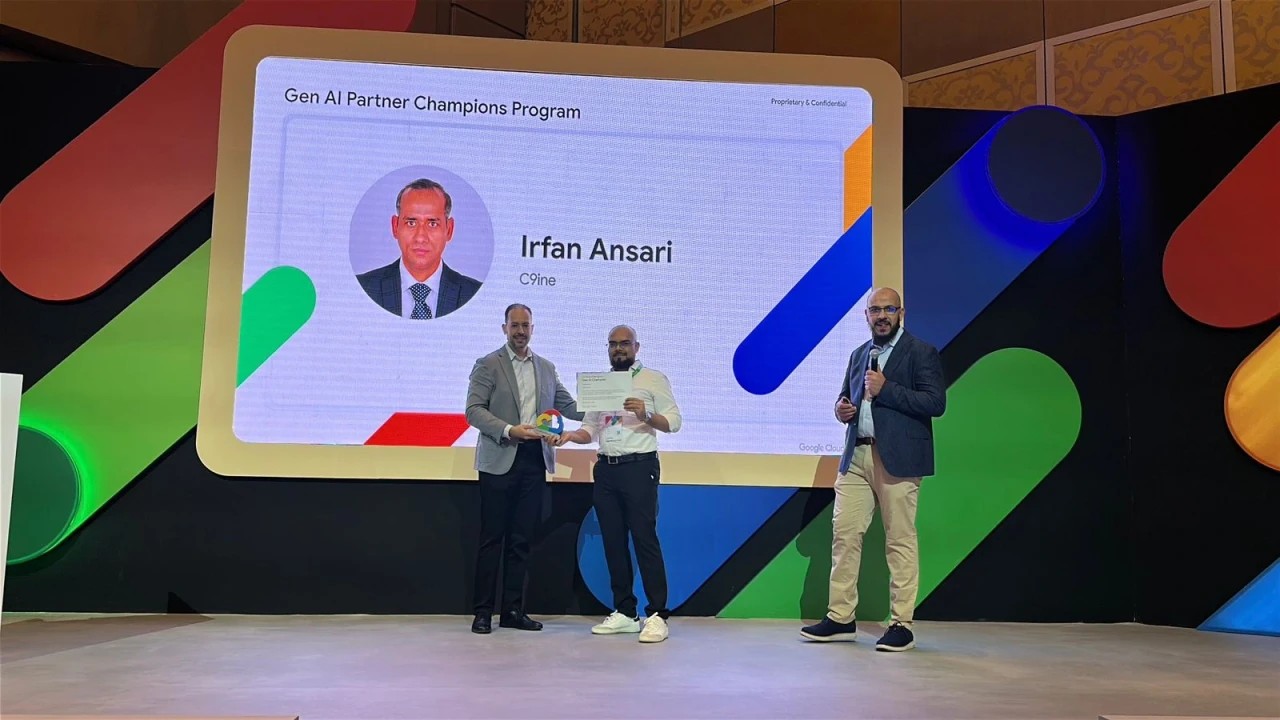 تكريم Irfan Ansari بلقب بطل شراكة GenAI من Google Cloud