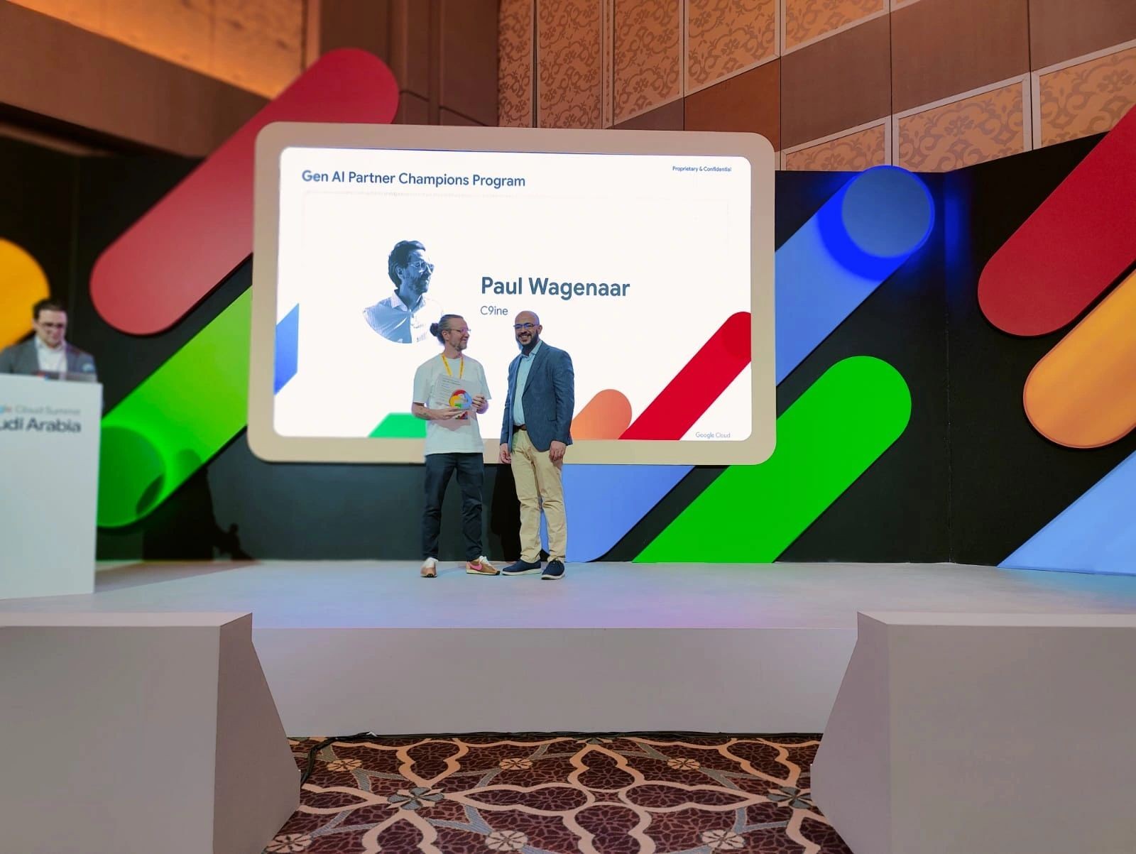 تكريم Paul Wagenaar بلقب بطل شراكة GenAI من Google Cloud